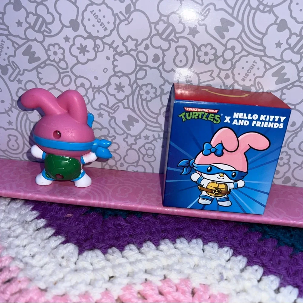 🫟3/$15 Hello Kitty and Friends x TMNT My Melody Leonardo McDonalds Toy - Picture 2 of 2